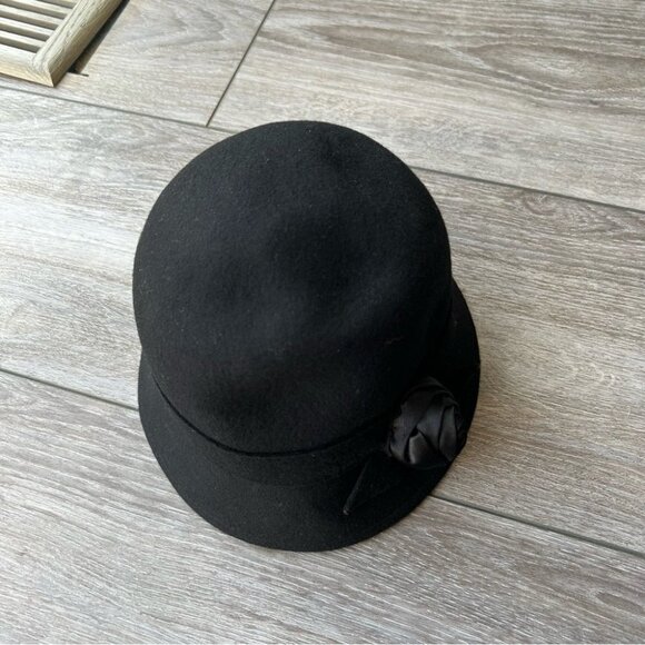 Gymboree 100% Wool Girl Toddler 2T-3T Felt Cloche Hat - Picture 5 of 8